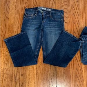 Express bootcut jeans size 2R